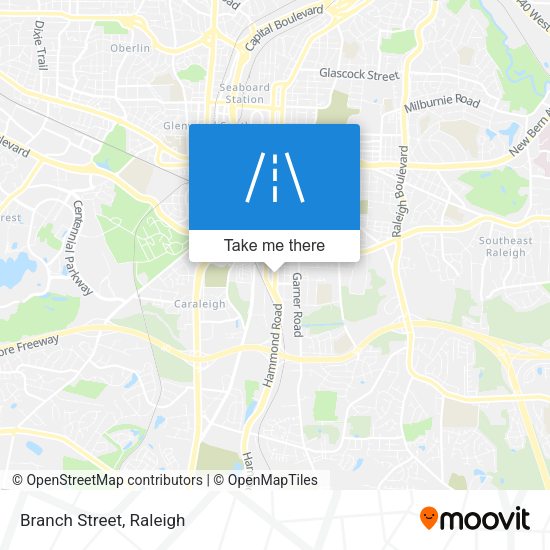 Mapa de Branch Street