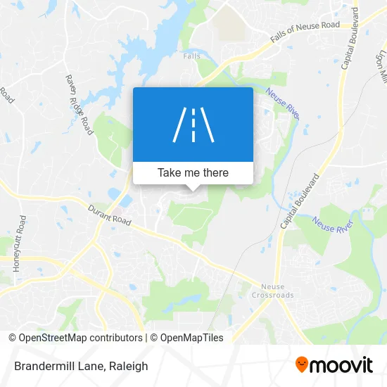 Brandermill Lane map