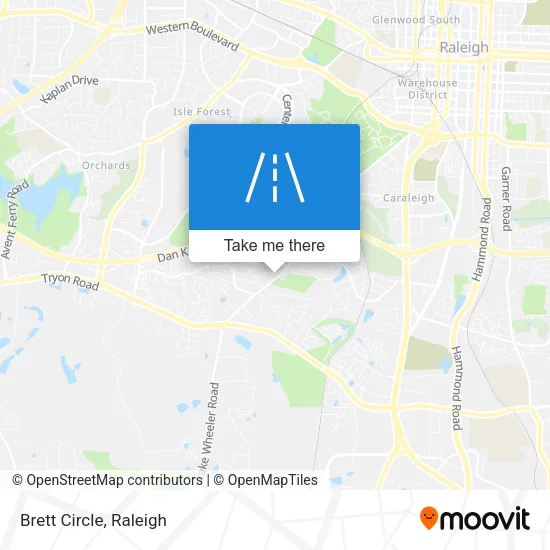 Brett Circle map