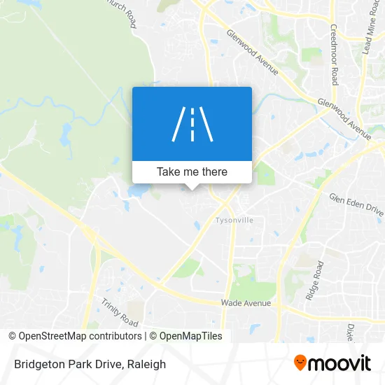 Bridgeton Park Drive map
