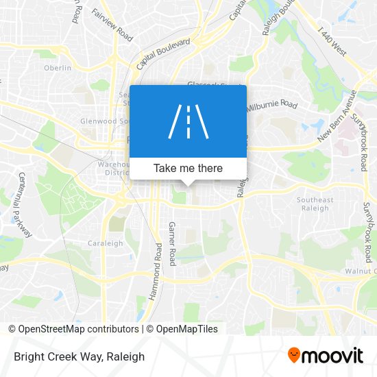 Mapa de Bright Creek Way