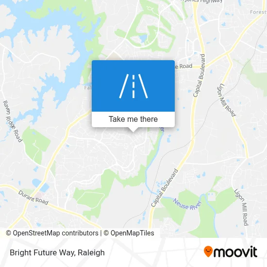 Bright Future Way map