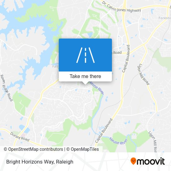 Bright Horizons Way map