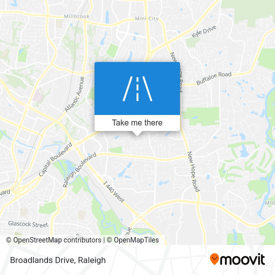 Mapa de Broadlands Drive