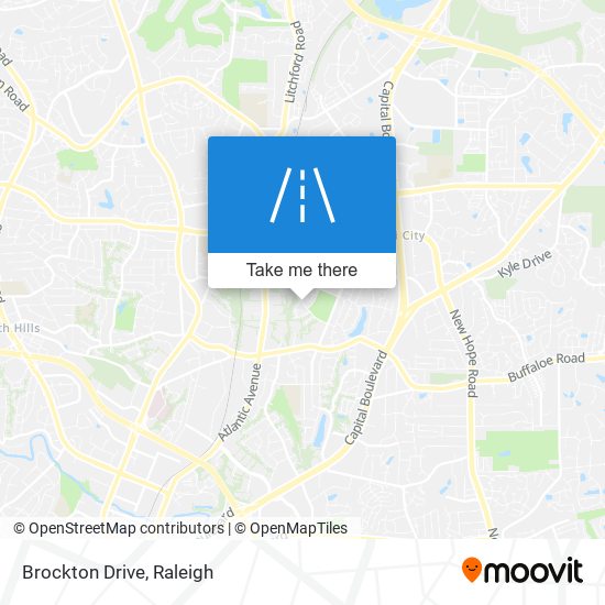 Brockton Drive map