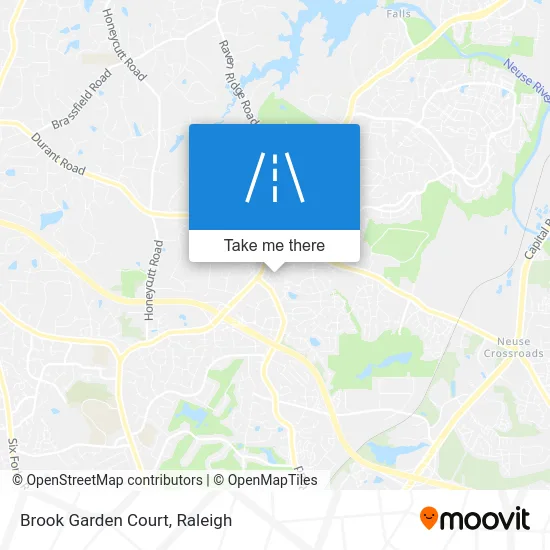 Brook Garden Court map