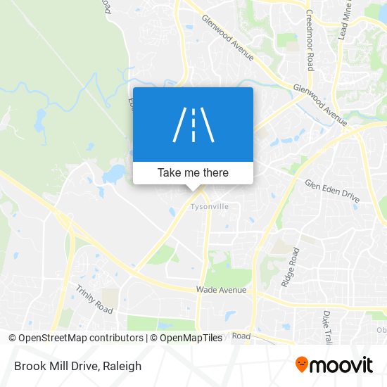 Brook Mill Drive map