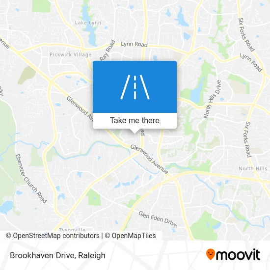 Brookhaven Drive map
