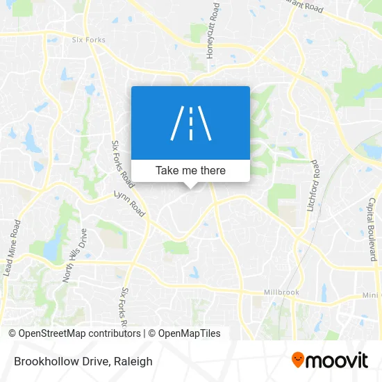 Brookhollow Drive map