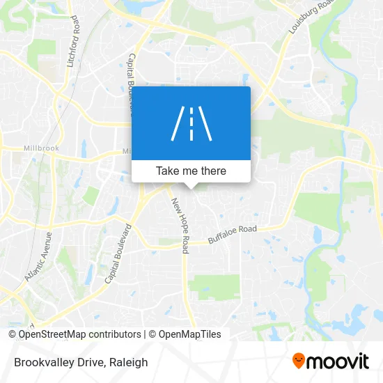 Brookvalley Drive map