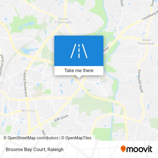 Mapa de Broome Bay Court