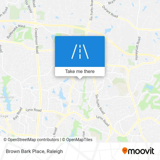 Brown Bark Place map