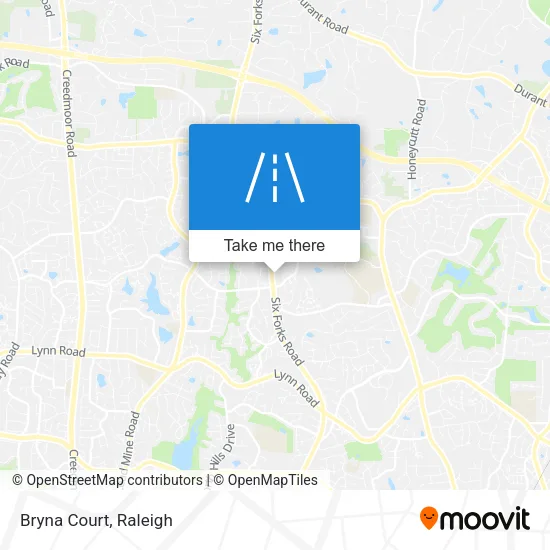 Bryna Court map