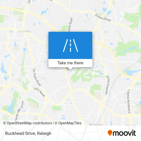 Buckhead Drive map