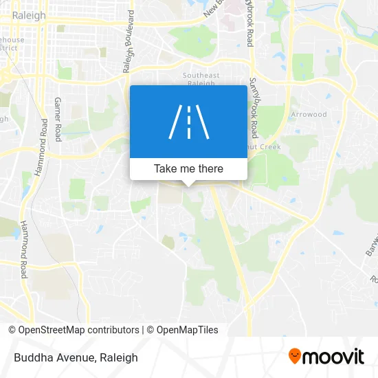 Buddha Avenue map