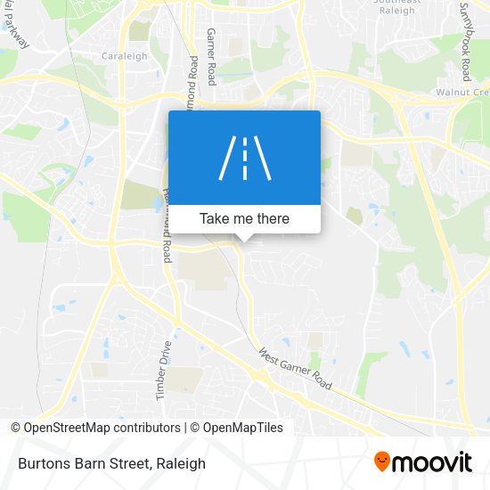 Burtons Barn Street map