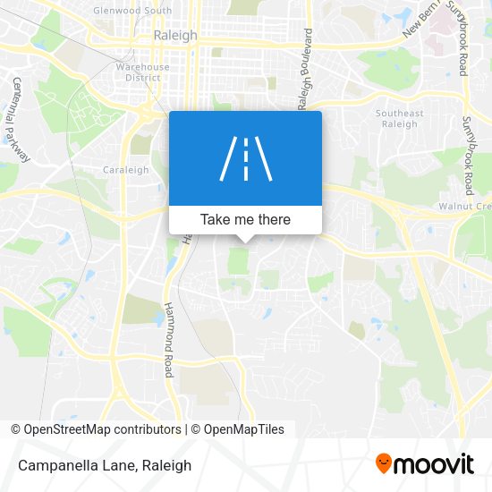 Mapa de Campanella Lane