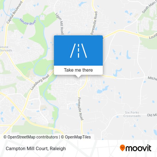 Mapa de Campton Mill Court