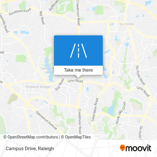 Campus Drive map