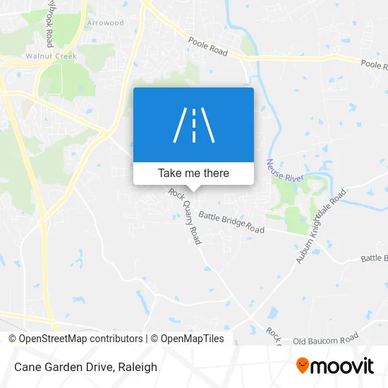 Cane Garden Drive map