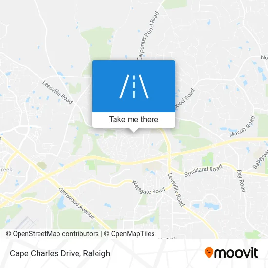 Cape Charles Drive map