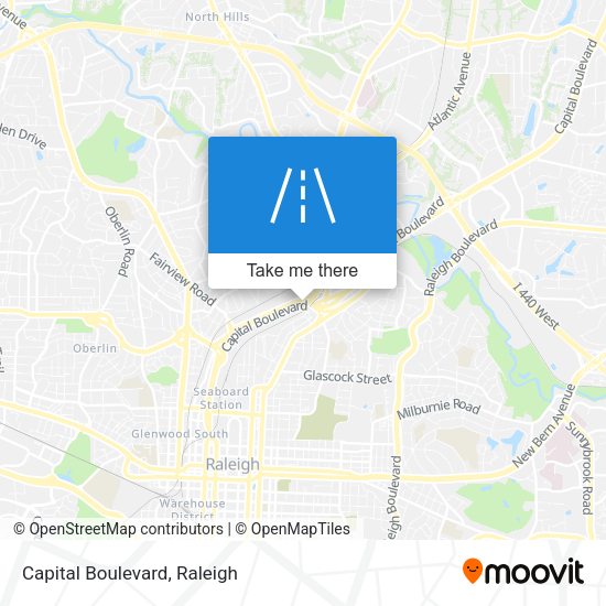 Mapa de Capital Boulevard