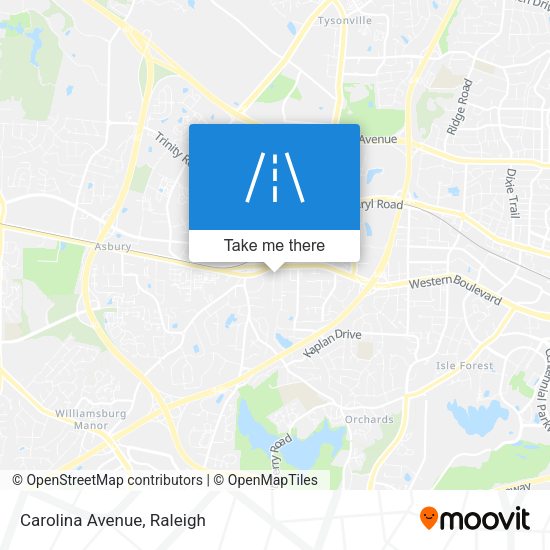 Mapa de Carolina Avenue