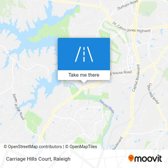 Carriage Hills Court map