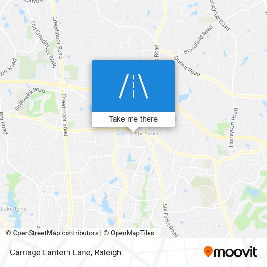 Carriage Lantern Lane map
