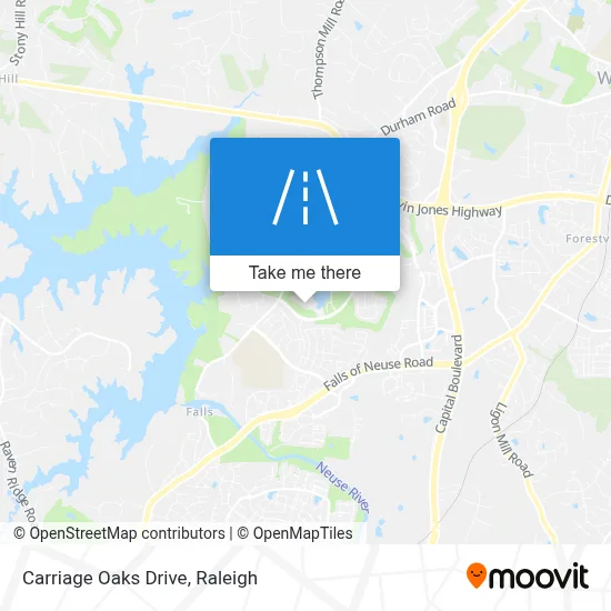 Carriage Oaks Drive map
