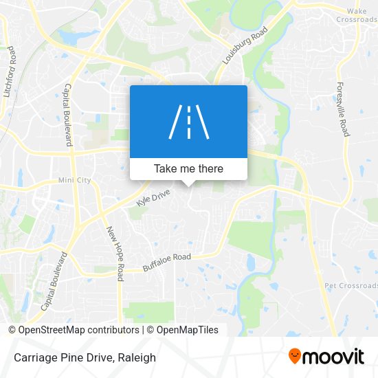 Mapa de Carriage Pine Drive