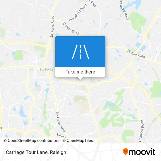 Carriage Tour Lane map