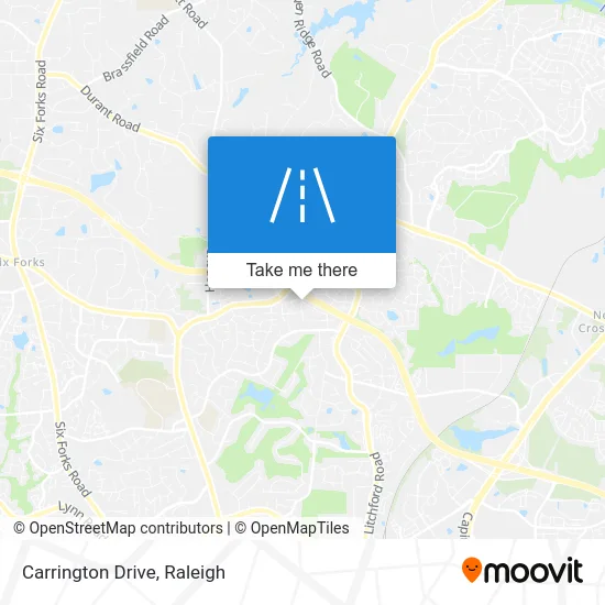 Carrington Drive map