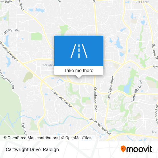 Mapa de Cartwright Drive
