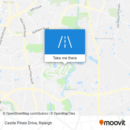 Mapa de Castle Pines Drive