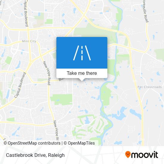 Castlebrook Drive map