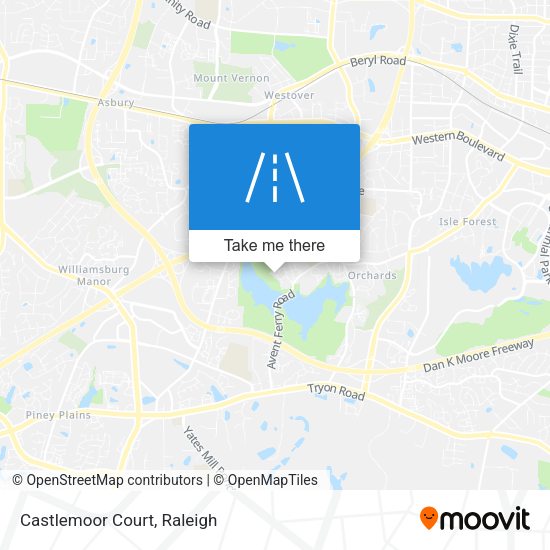 Castlemoor Court map