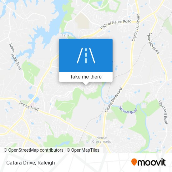Mapa de Catara Drive