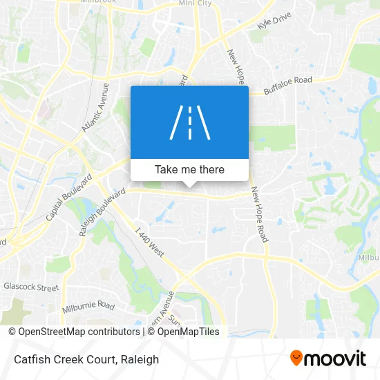 Catfish Creek Court map