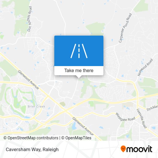 Caversham Way map