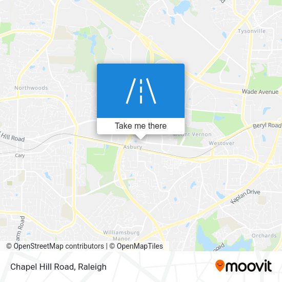 Mapa de Chapel Hill Road