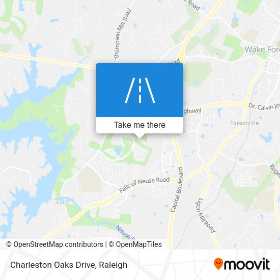 Mapa de Charleston Oaks Drive