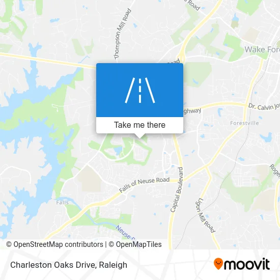 Charleston Oaks Drive map