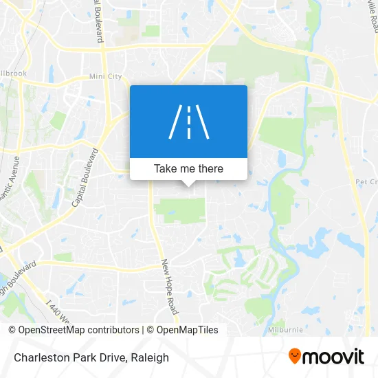 Charleston Park Drive map