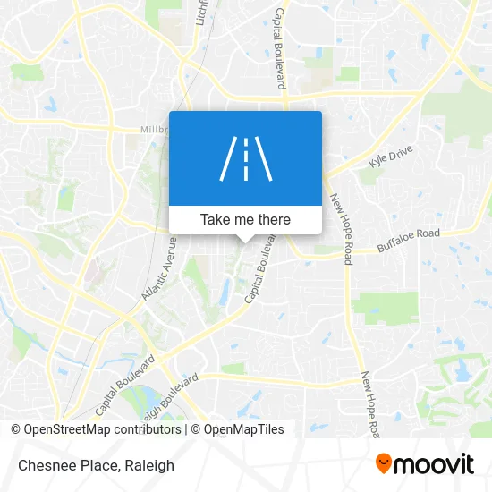 Chesnee Place map