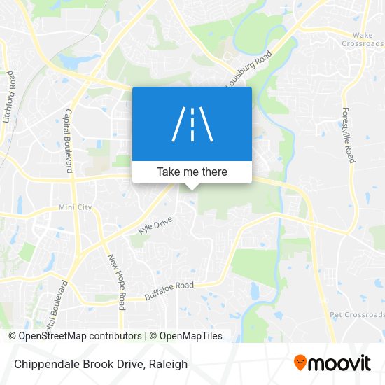 Mapa de Chippendale Brook Drive