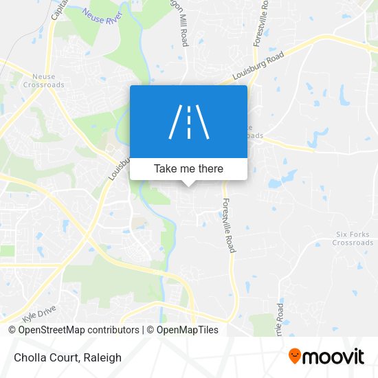 Cholla Court map