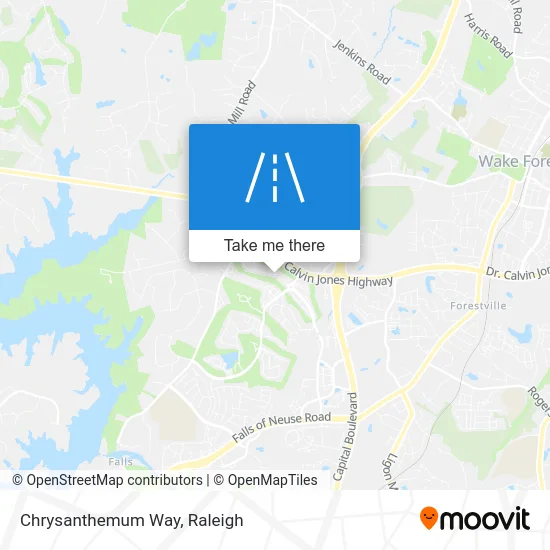 Chrysanthemum Way map