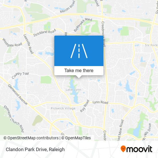 Clandon Park Drive map