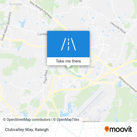 Mapa de Clubvalley Way